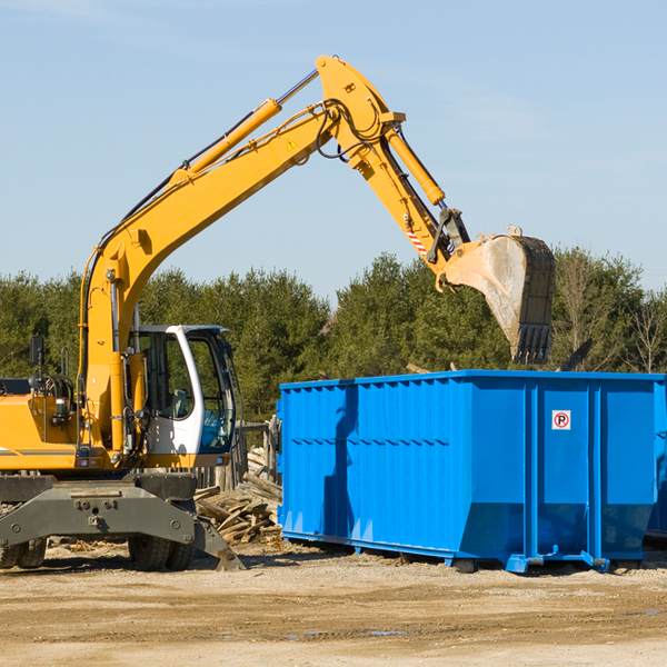 what size residential dumpster rentals are available in Bayside New York